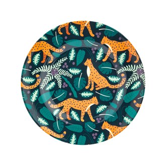 Melamine Plate: Leopards