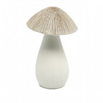 Mushroom Diffuser Ceramic L Brown White WO 1