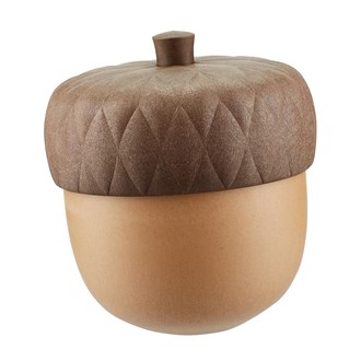 Acorn Container Brown