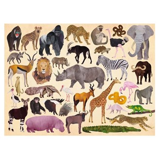 300pc Puzzle 36 Wild Animals