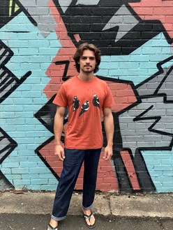 Singing Magpies Ginger Spice Mens Tee