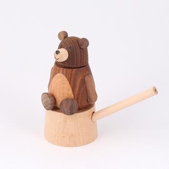 Wooden Bear Sharpener