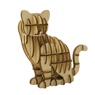 Wooden Puzzle - Cat