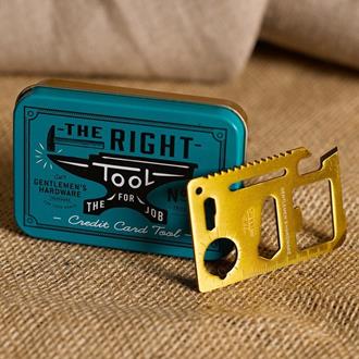 Gents Hardware: Credit Card Multi Tool