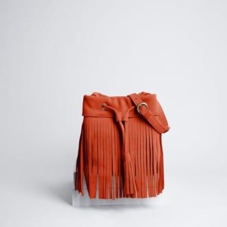 Leather Bag The Undressed Pastel Orange