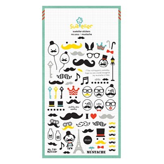 Sticker Mustache 1011