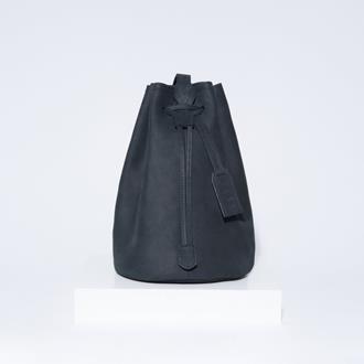 Leather Bucket Bag The Naked Black
