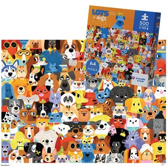 500pc Family Puzzle Dogs