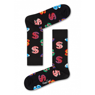 Andy Warhol Dollar Sock Black Multi