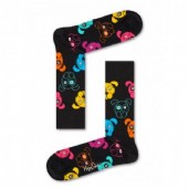 Dog Sock Black Multi