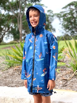 Raincoat: 70s Surfers Kids
