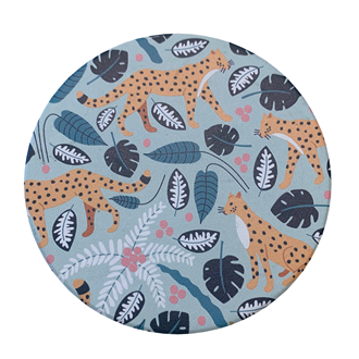 Ceramic Coaster: Leopards Mint