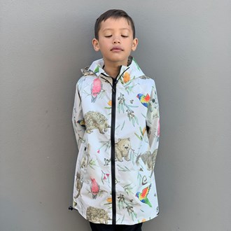 Raincoat Aussie Animals Kids