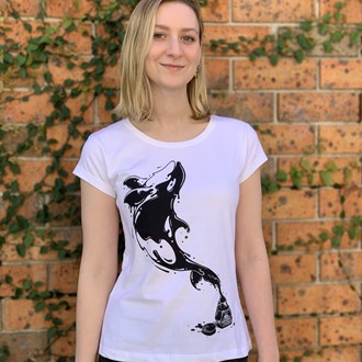 Great Leap White Womens Tee