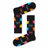 Cat Sock Black Multi