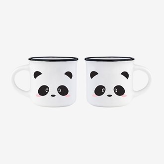Mini Mug Bone China Panda
