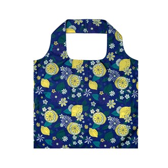 Shopping Bag: Lemon Zest Blue