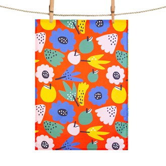 Tea Towel: Summer Flowers