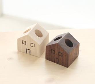 House Pencil Holder Beech : 4