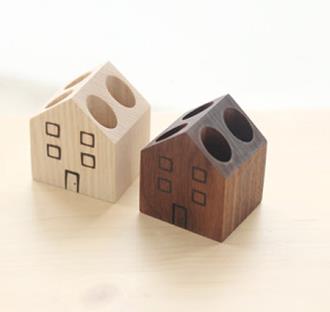 House Pencil Holder Beech : 1