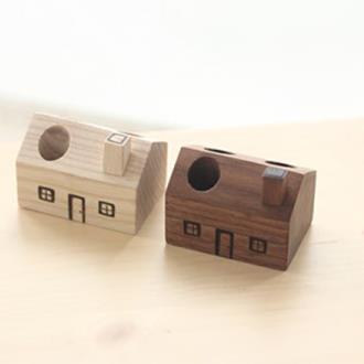 House Pencil Holder Beech : 3