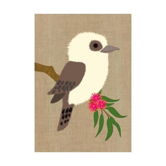 Gillian Mary Kookaburra Super Cute Greeting Card