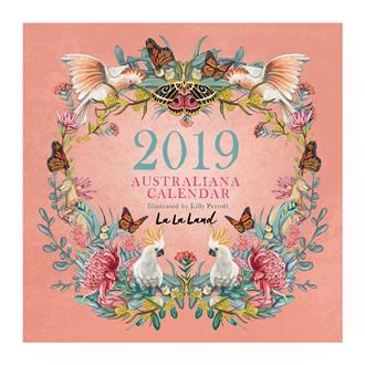2019 Calendar - Australiana Peach