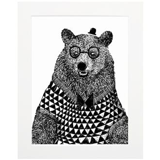 Art Print Bear Lrg