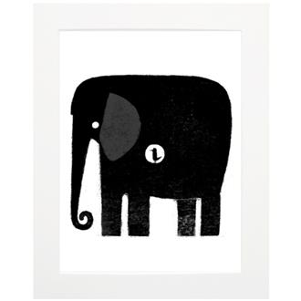 Art Print Elephant Lrg