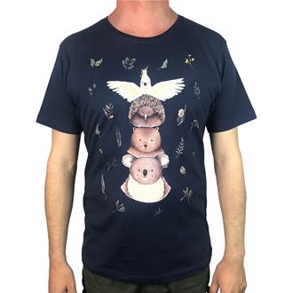 Friends from the Bush Navy Mens Tee