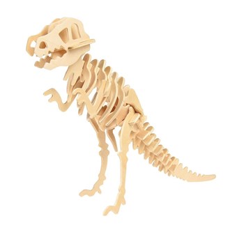 3D Wooden Puzzle - T-Rex